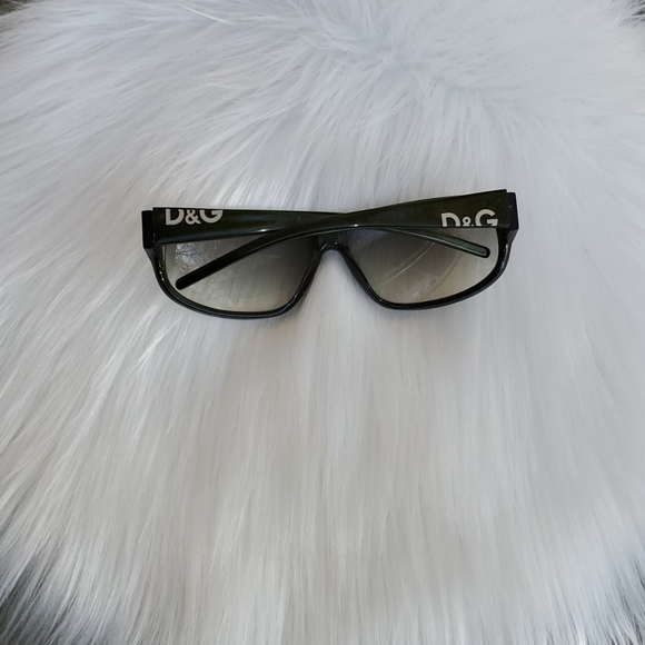 Dolce&Gabbana D&G Vintage Olive Green Sunglasses - Picture 3 of 6